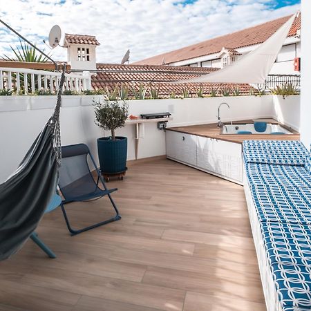 Wow Apartment With Private Jacuzzi And 2 Terraces In Los Christianos Лос Кристианос Екстериор снимка